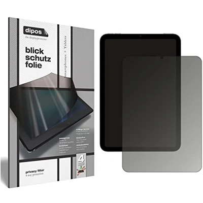 Abbildung von dipos I Sichtschutz Folie matt kompatibel mit Apple iPad Mini 6 (2021) Blickschutzfolie Display Schutzfolie Privacy Filter