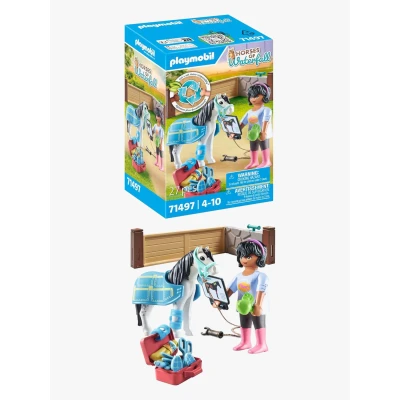 Abbildung von Playmobil® Konstruktions Spielset Pferde Therapeutin (71497), Horses of Waterfall, (27 St), Made in Europe