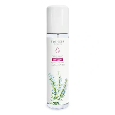 Abbildung von Essences Bulgaria Bio Ysop Blütenwasser 250ml 100 % rein und natürlich Erfrischendes Anti Aging Schönheitsspray Alkoholfrei Make up Entferner Aftershave Schweißhemmend Vegan