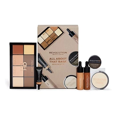 Abbildung von Revolution Beauty All About That Base Make up Set, mittlere bis tiefe Hauttöne, 5 Stück