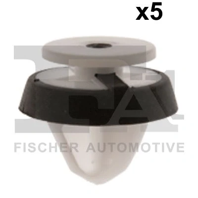 Abbildung von FA1 11 40040.5 Clip, Zier /Schutzleiste SKODA: Rapid Spaceback, Octavia 2 Combi, Fabia Schrägheck, SEAT: Leon III ST
