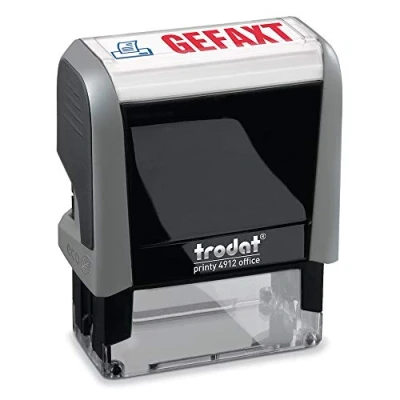 Abbildung von Trodat 4912 Office Printy 4.0, GEFAXT, Kissen, Deutsch