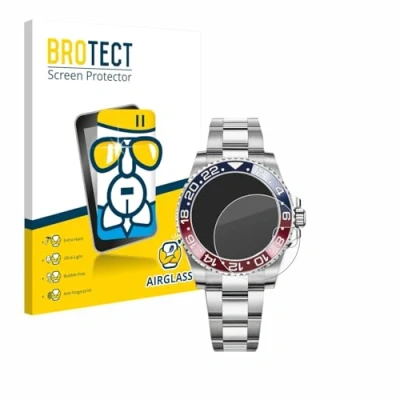 Abbildung von BROTECT Schutzglas für Rolex GMT Master II Schutzfolie Panzer Folie Glas [Extrem Kratzfest 9H, Anti Fingerprint, Ultra Transparent]