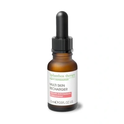 Abbildung von Spilanthox therapy Multi Skin Recharger Gesichtspflege für sofortige Mimikglättung reduziert Hautrötungen Spilanthol, Hyaluronsäure &amp; Vitamin C Anti Aging vegane Naturkosmetik 15ml