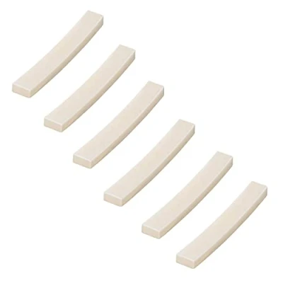 Abbildung von Alnicov Northwest Guitars Gitarrensaiten Rohlinge für Stratocaster, Telecaster, E Gitarre, 44,5 mm, 6 Stück