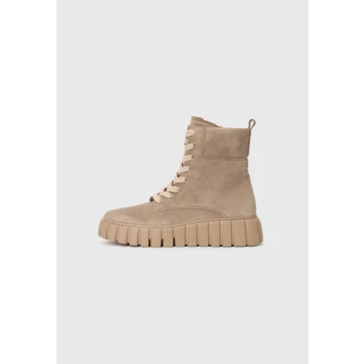 Abbildung von Gabor Comfort Plateaustiefelette, Damen, Größe: 38, Kiesel Schuhe