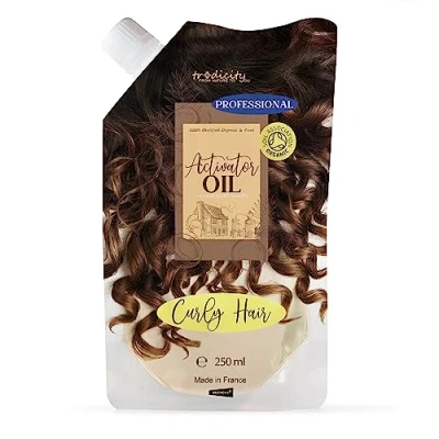 Abbildung von tradicity ORGANIC FARM Curl Activator Haar Öl Friseurwettbewerb Gewinner Anti Frizz, Ultra Feuchtigkeit, Glättung &amp; Entwirrung für Locken, 250ml