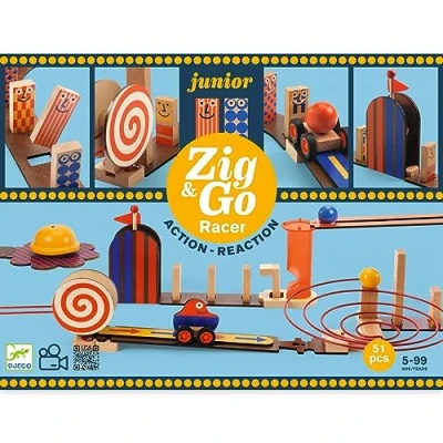Abbildung von Djeco Statybos Zig &amp; Go Lenktynininkas 51 vnt