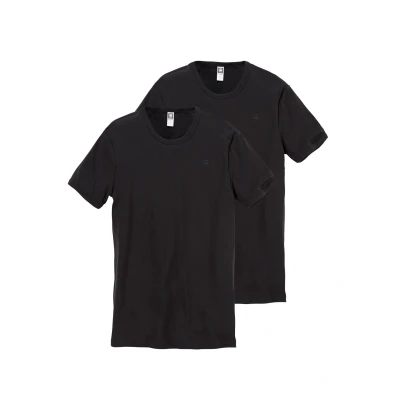 Abbildung von G Star BASE 2 PACK Tshirt basic, Herren, Größe: XL, Black