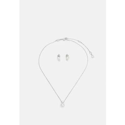 Abbildung von Swarovski Matrix SET Ohrringe, Damen, Größe: One Size, White