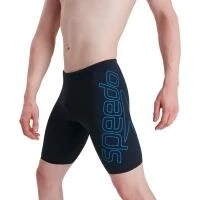 Abbildung von Speedo Herren Boom Logo Placement Badehose, Marineblau/Blau, 1