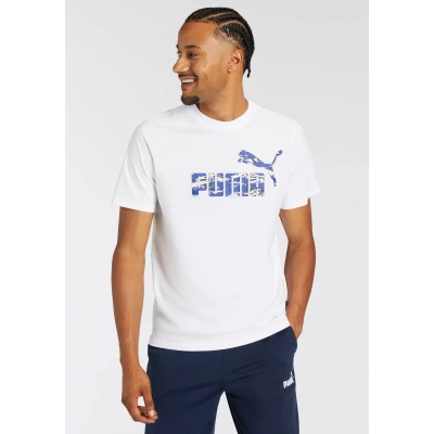 Abbildung von Puma Graphic TEE Tshirt print, Herren, Größe: Large, white