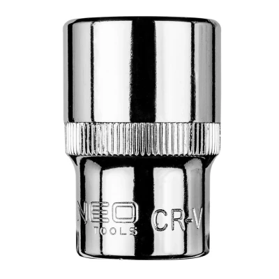 Abbildung von NEO TOOLS 08 418 Steckschlüsseleinsatz 1/2 18 mm Chrom Vanadium Stahl Sechskant