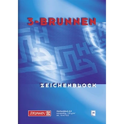 Abbildung von Brunnen 1047433 Zeichenblock (A4, 120 g/m², 20 Blatt)