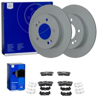 Abbildung von ATE Bremsscheiben 258mm + CERAMIC Beläge hinten passend für ix20 JC