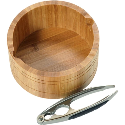 Abbildung von KESPER® Snackschale, Bambus, (Set, 2 tlg), inkl. Nussknacker