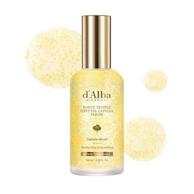 Abbildung von d&#039;alba Piedmont White Truffle Oil Capsule Serum, täglicher Vita Boost für strahlende Haut, doppelte Vitaminformel, koreanische Hautpflege (100 ml)