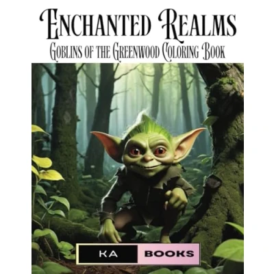 Abbildung von Enchanted Realms: Goblins of the Greenwood Coloring Book: Relaxing and Intriguing for Teens Adults