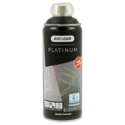 Abbildung von Dupli Color 720956 PLATINUM RAL 9005 tiefschwarz seidenmatt 400 ml