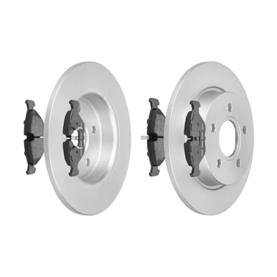 Abbildung von F.BECKER_LINE BREMSSCHEIBEN Ø271MM + BREMSBELÄGE HINTEN FÜR FORD FOCUS III