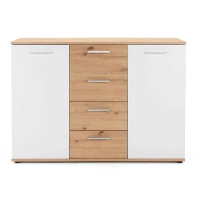 Abbildung von Finori Kommode, Spanplatte, Artisan/Weiß, B/H/T: 120 x 85 35 cm