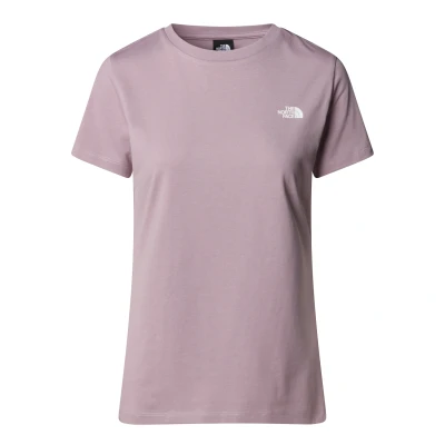 Abbildung von The North Face Simple DOME TEE Tshirt basic, Damen, Größe: XS, Purple chalk