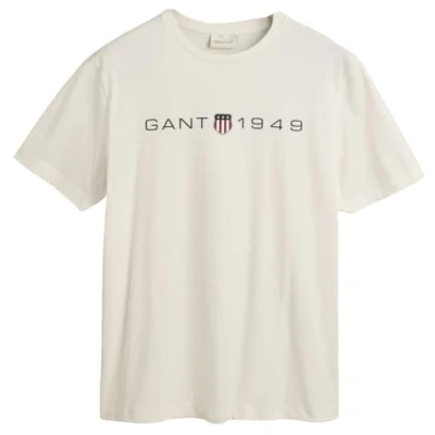 Abbildung von GANT Graphic Tshirt print, Herren, Größe: Medium, Eggshell