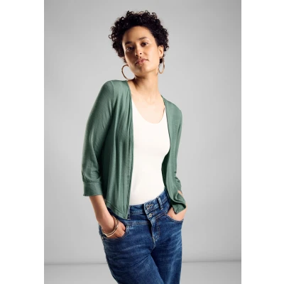 Abbildung von STREET ONE Shirtjacke in Flammgarn Optik