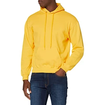 Abbildung von Fruit of the Loom Herren Kapuzenpullover, Gelb (Sunflower), X Large