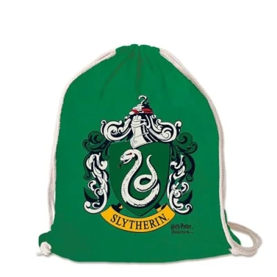 Abbildung von LOGOSHIRT Kulturbeutel &quot;Turnbeutel Harry Potter Slytherin&quot;, mit Slytherin Wappen