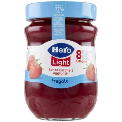 Abbildung von 3x Hero Fragola Konfitüre Einzeldosis Erdbeere Brotaufstriche Italien (4 x 25g)