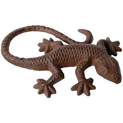 Abbildung von esschert design Gartenfigur, (Set, 1 St), Skulptur Motiv Eidechse, aus Gusseisen, 15 x 10 2.8 cm
