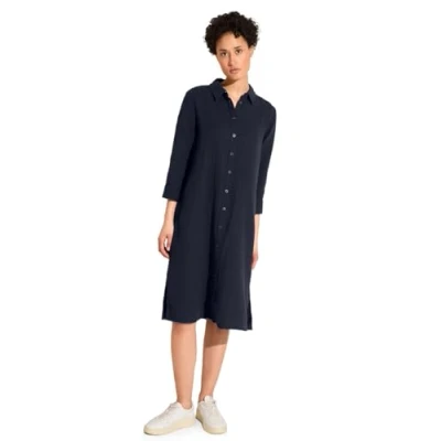 Abbildung von Street One Blusenkleid, Damen, Größe: 38, Blau