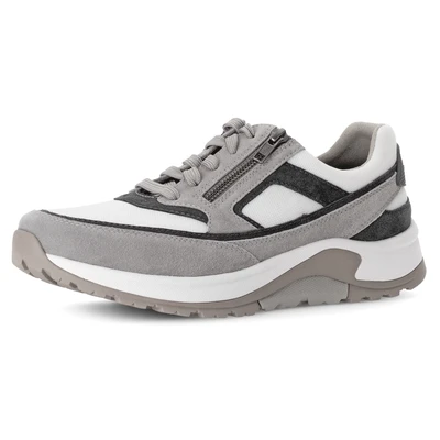 Abbildung von Gabor Rollingsoft Keilsneaker, Schnürschuh, Halbschuh, Freizeitschuh, Außenreißverschluss, G Weite