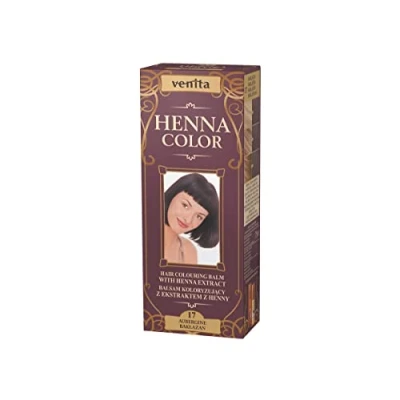 Abbildung von Venita Henna Color Balm mit Extrakt, 17 Aubergine, 75 ml