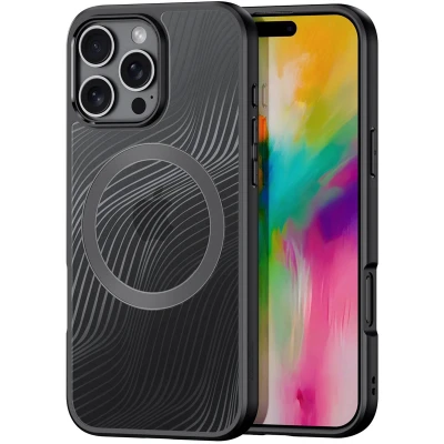 Abbildung von Apple iPhone 16 Pro Hülle MagSafe Kunststoff Dux Ducis Hard Case/Backcover Handyhülle Transparent