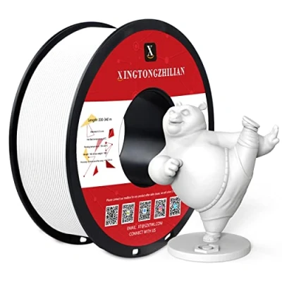 Abbildung von ACTIVEME PETG+ Filament 1.75mm, 3D Drucker Filament, Maßgenauigkeit +/ 0.02mm ,3D Druck Materialien für Drucker, 1Kg/ 1 Spule Weiß