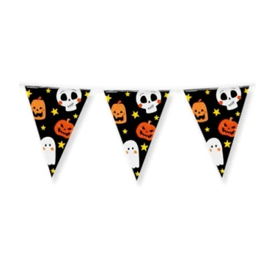 Abbildung von PD Party 7031081 Vereiteln Partei Flaggen Spezielles Thema Tisch Dekoration Halloween, Mehrfarben, 1000cm Länge x 30cm Breite 0.1cm Höhe