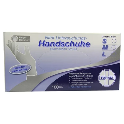 Abbildung von Handschuhe Einmal Nitril S blau 100 St