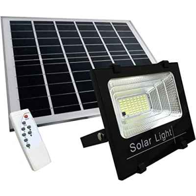 Abbildung von tempo di saldi LED Strahler 200 W SMD mit Solarpanel Dämmerungssensor und Fernbedienung