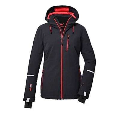 Abbildung von Killtec KSW 81 Funktions MIT Abzippbarer Kapuze UND Schneefang Winterjacke, Damen, Größe: 38, Schwarz