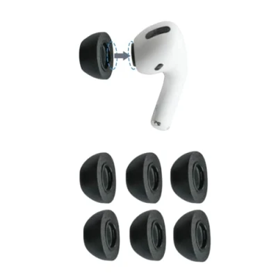 Abbildung von Comply Premium Schaumstoff Ohrpassstücke, kompatibel mit AirPods Pro, Version 2.0, große Größe, 3 Paar