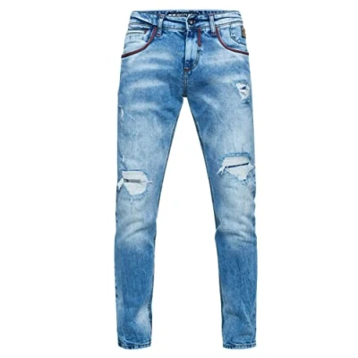 Abbildung von Rusty Neal MINO Jeans Slim Fit, Herren, Größe: 30x32, Light blue used