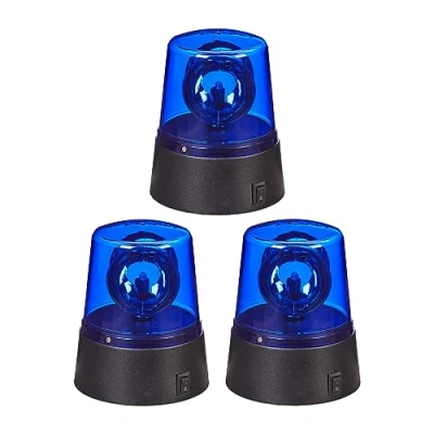 Abbildung von relaxdays LED Dekolicht Blaulicht 3er Set