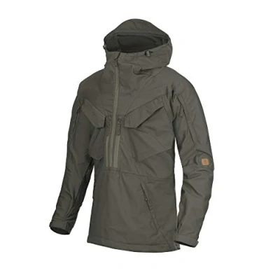 Abbildung von Helikon Tex Bushcraft Pilgrim Anorak Outdoor Jacke DuraCanvas Taiga Green