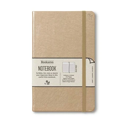 Abbildung von IF Bookaroo Notizbuch, A5, goldfarben
