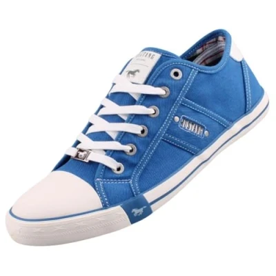 Abbildung von Mustang Shoes Sneaker mit Markenlabel, Freizeitschuh, Halbschuh, Schnürschuh