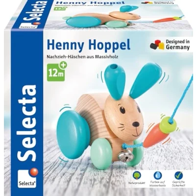 Abbildung von Selecta Nachziehtier Nachzieh Hase Henny Hoppel