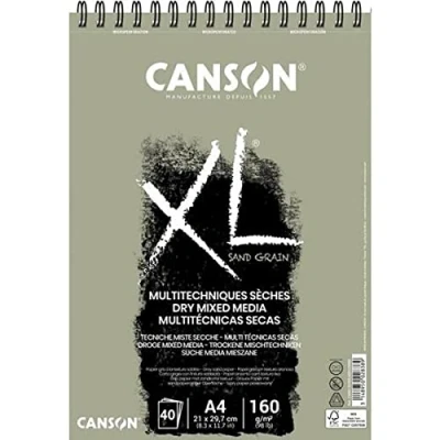 Abbildung von Canson Sp XL Touch A4 160 g Grey Skizzenbuch
