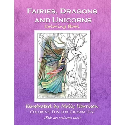 Abbildung von Fairies, Dragons and Unicorns: by Molly Harrison Fantasy Art